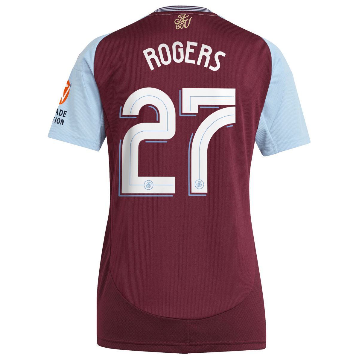 aston villa adidas home shirt 2024-25 – womens with rogers 27 cup printing Collection - Official Aston Villa Kits