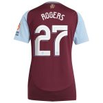 aston villa adidas home shirt 2024-25 – womens with rogers 27 cup printing Collection - Official Aston Villa Kits