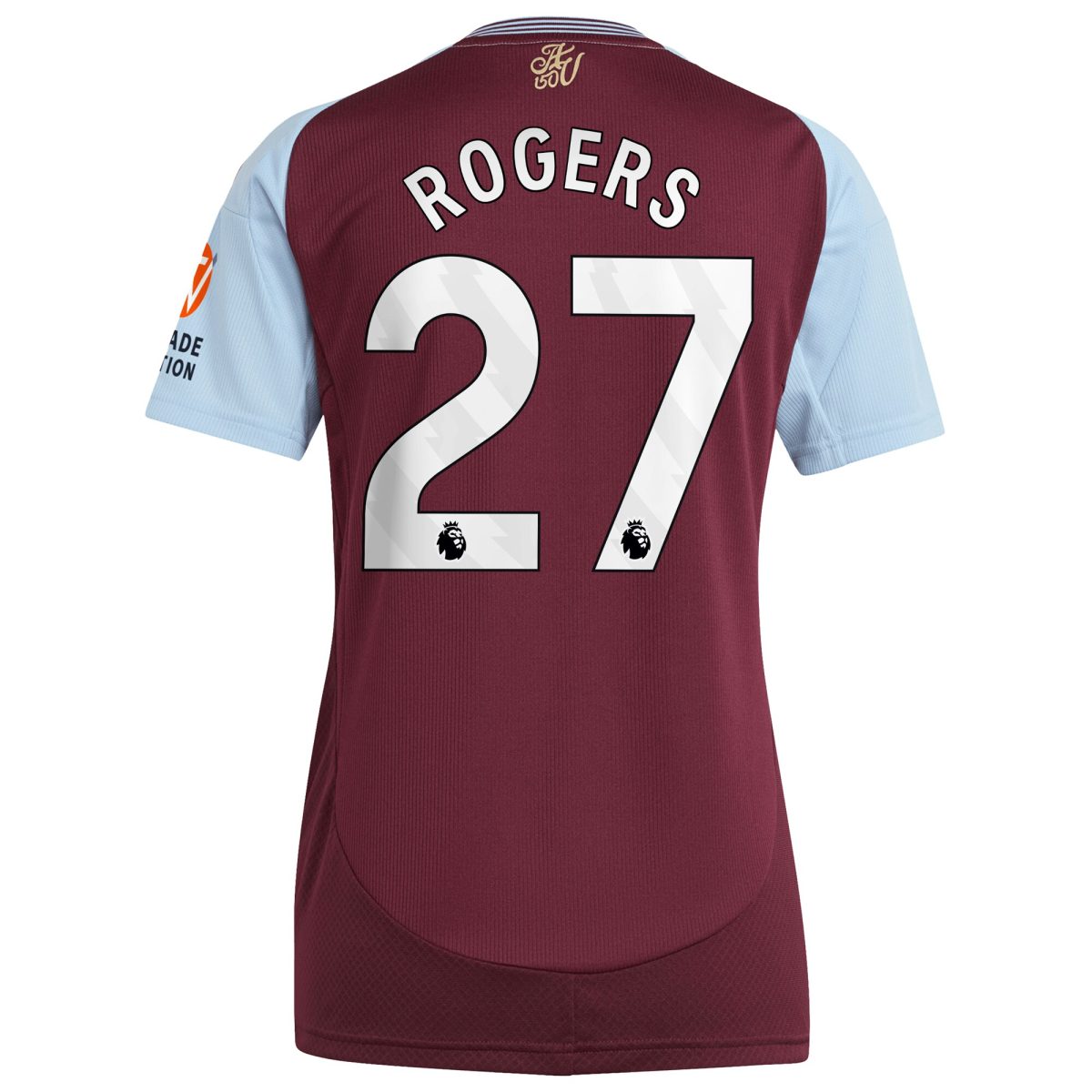 aston villa adidas home shirt 2024-25 – womens with rogers 27 printing Collection - Official Aston Villa Kits