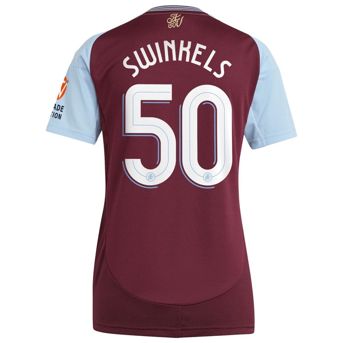 aston villa adidas home shirt 2024-25 – womens with swinkels 50 cup printing Collection - Official Aston Villa Kits