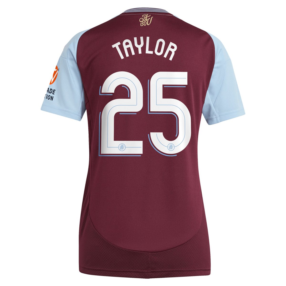 aston villa adidas home shirt 2024-25 – womens with taylor 25 cup printing Collection - Official Aston Villa Kits