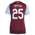 aston villa adidas home shirt 2024-25 – womens with taylor 25 cup printing Collection - Official Aston Villa Kits