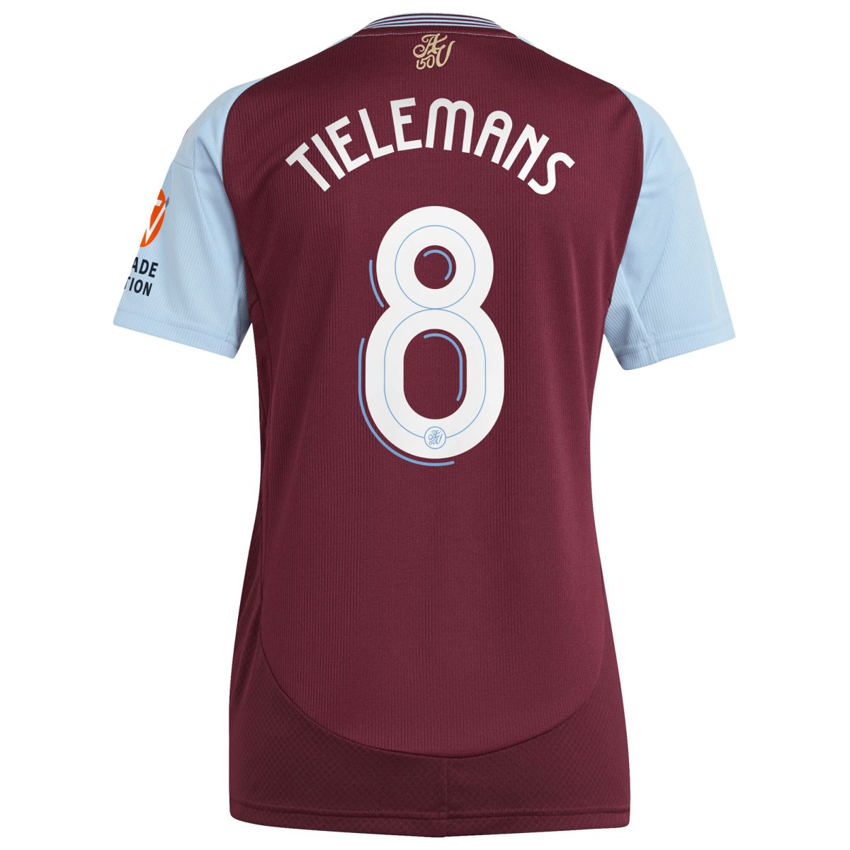 aston villa adidas home shirt 2024-25 – womens with tielemans 8 cup printing Collection - Official Aston Villa Kits