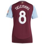 aston villa adidas home shirt 2024-25 – womens with tielemans 8 cup printing Collection - Official Aston Villa Kits