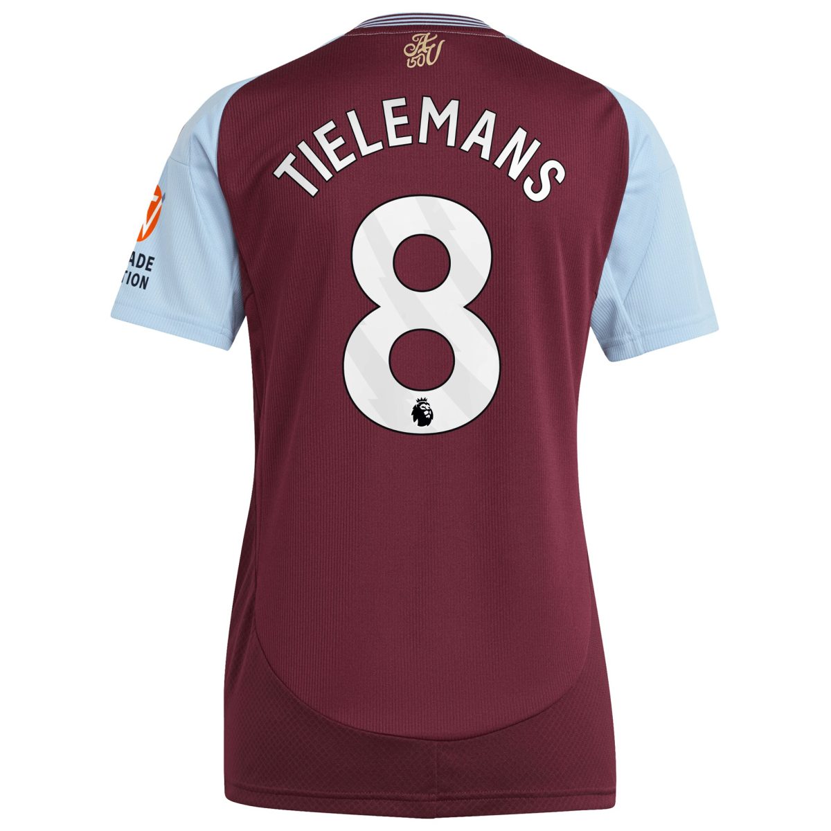 aston villa adidas home shirt 2024-25 – womens with tielemans 8 printing Collection - Official Aston Villa Kits