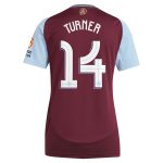 aston villa adidas home shirt 2024-25 – womens with turner 14 cup printing Collection - Official Aston Villa Kits