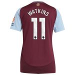 aston villa adidas home shirt 2024-25 – womens with watkins 11 printing Collection - Official Aston Villa Kits