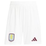 aston villa adidas home shorts 2024-25 – kids with custom printing Collection - Official Aston Villa Kits