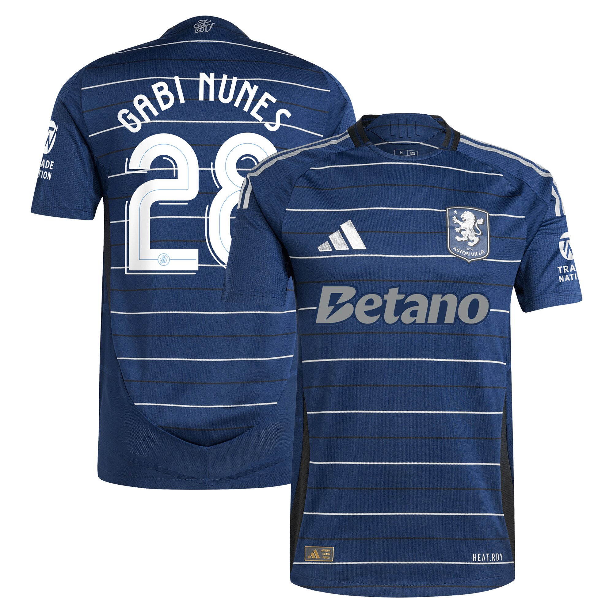 aston villa adidas third authentic shirt 2024-25 with gabi nunes 28 cup printing Collection - Official Aston Villa Kits