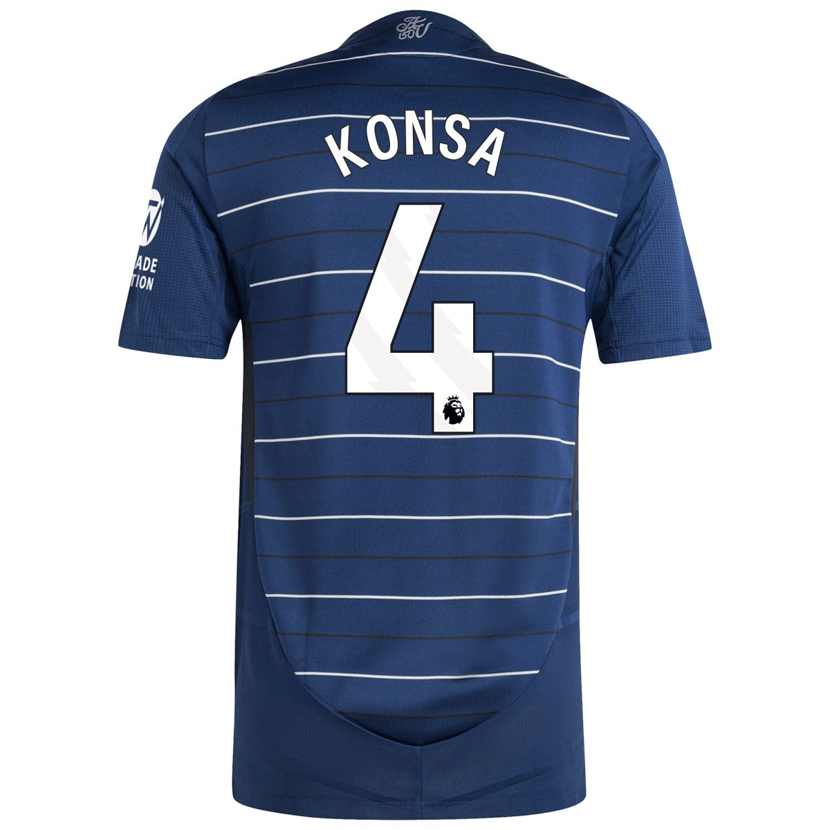 aston villa adidas third authentic shirt 2024-25 with konsa 4 printing Collection - Official Aston Villa Kits