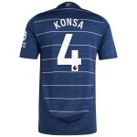 aston villa adidas third authentic shirt 2024-25 with konsa 4 printing Collection - Official Aston Villa Kits