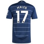aston villa adidas third authentic shirt 2024-25 with malen 17 printing Collection - Official Aston Villa Kits