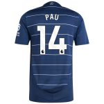 aston villa adidas third authentic shirt 2024-25 with pau 14 printing Collection - Official Aston Villa Kits