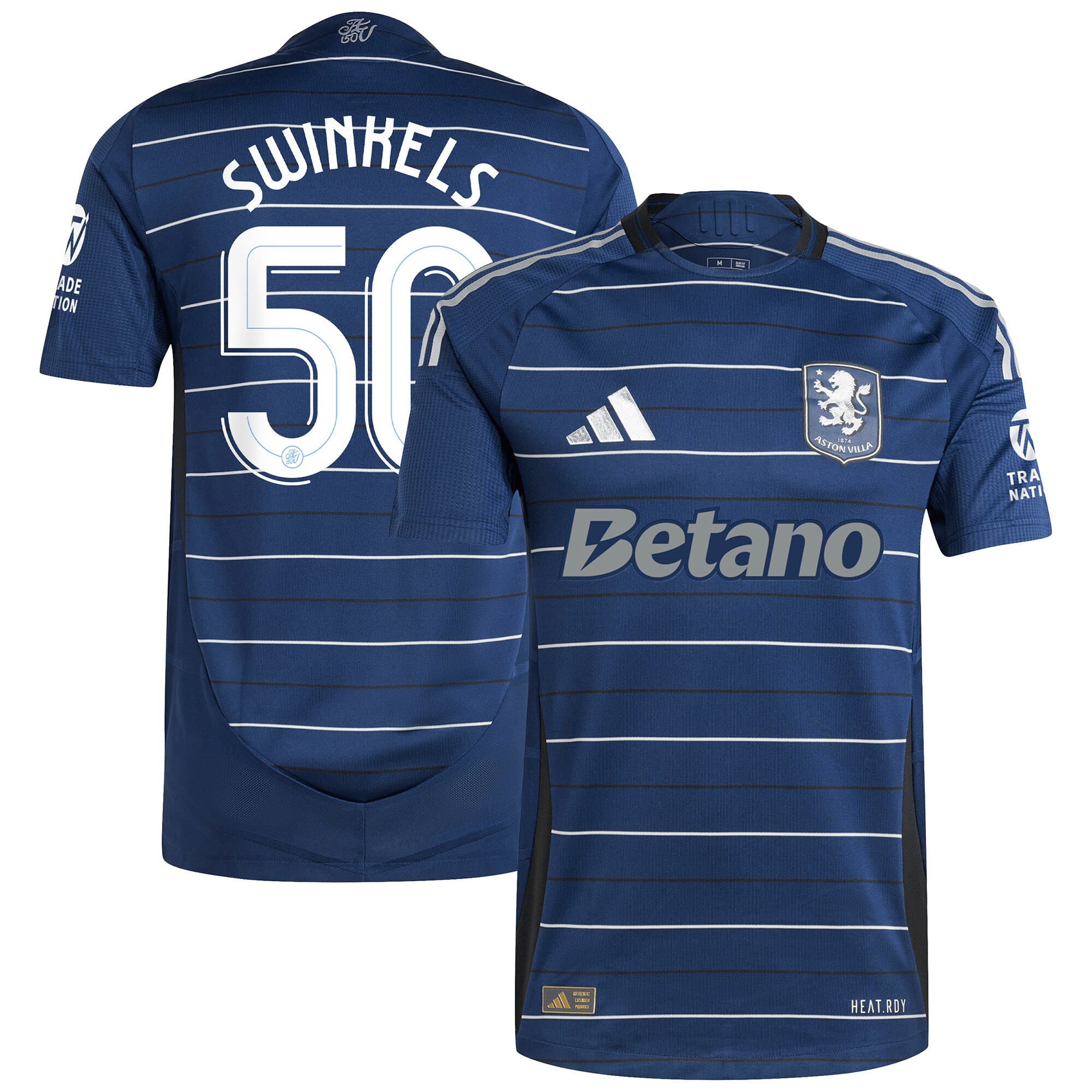 aston villa adidas third authentic shirt 2024-25 with swinkels 50 cup printing Collection - Official Aston Villa Kits