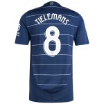 aston villa adidas third authentic shirt 2024-25 with tielemans 8 cup printing Collection - Official Aston Villa Kits