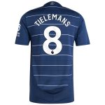 aston villa adidas third authentic shirt 2024-25 with tielemans 8 printing Collection - Official Aston Villa Kits