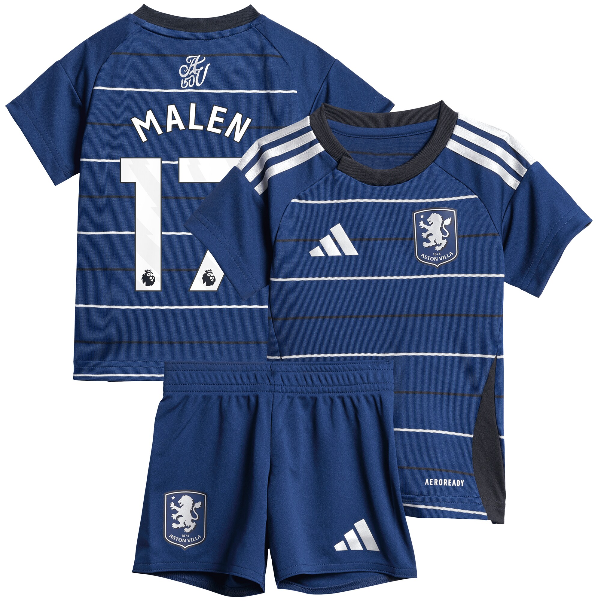aston villa adidas third baby kit 2024-25 with malen 17 printing Collection - Official Aston Villa Kits