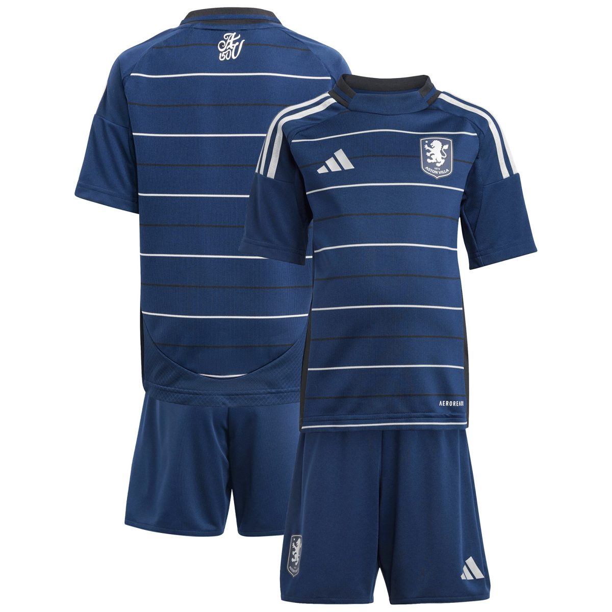 aston villa adidas third mini kit 2024-25 with custom printing Collection - Official Aston Villa Kits
