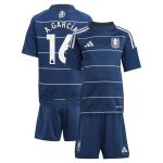 aston villa adidas third minikit 2024-25 with a.garcía 16 printing Collection - Official Aston Villa Kits