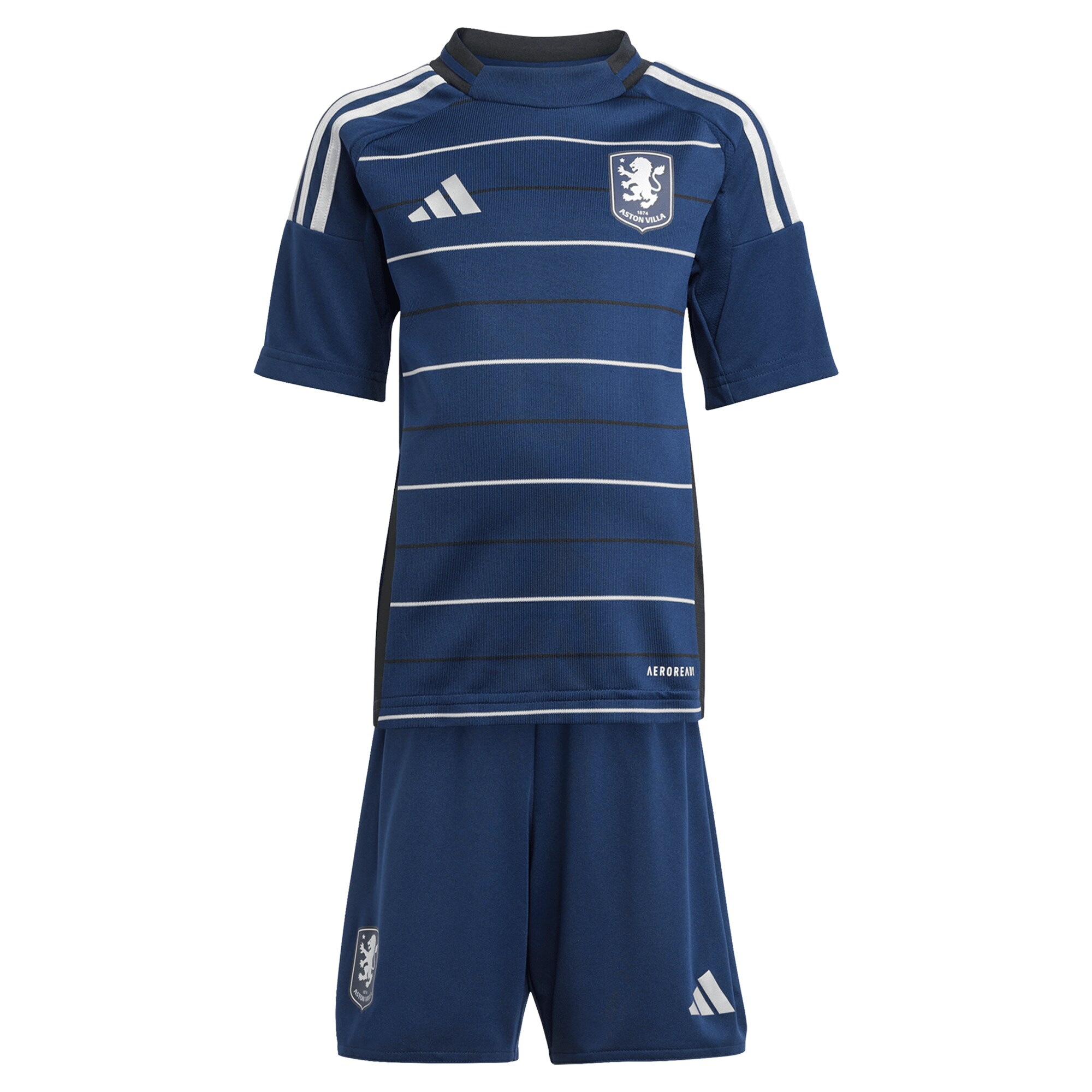 aston villa adidas third minikit 2024-25 with disasi 3 printing Collection - Official Aston Villa Kits