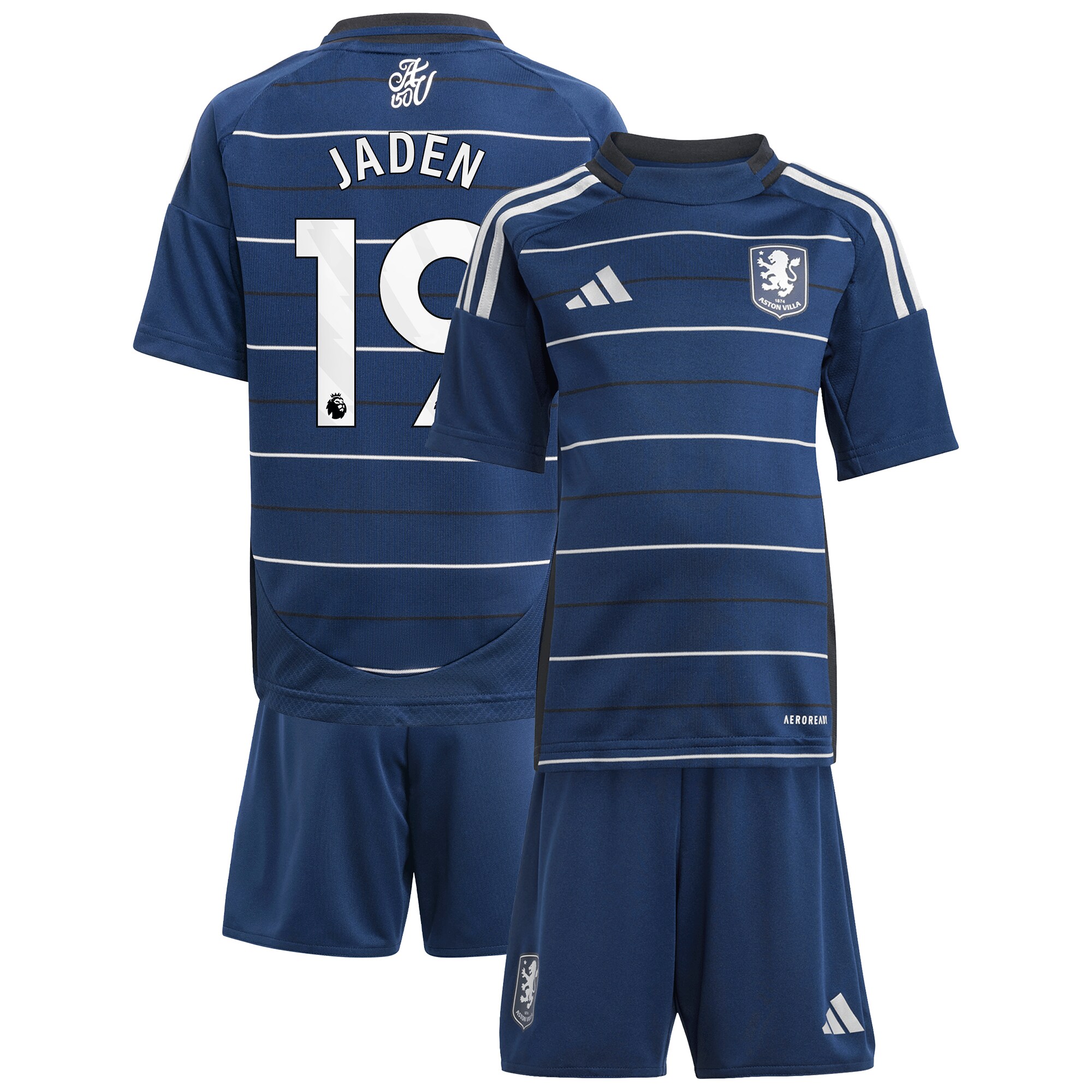 aston villa adidas third minikit 2024-25 with jaden 19 printing Collection - Official Aston Villa Kits