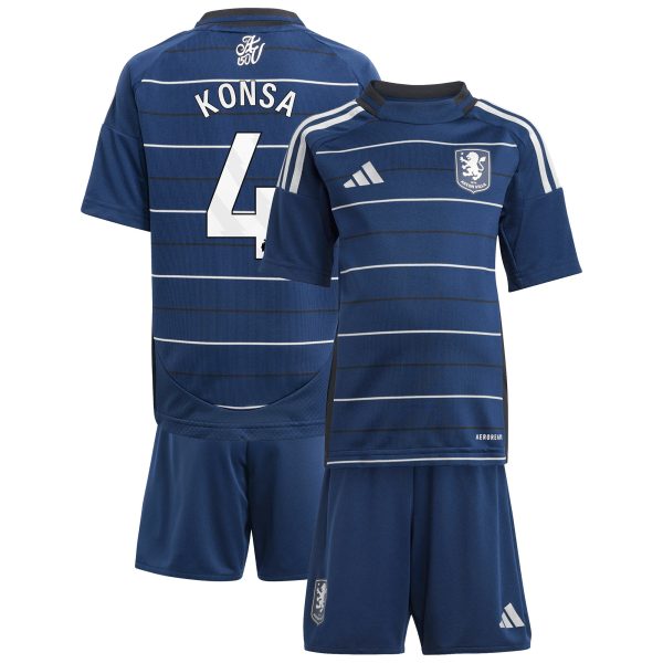 aston villa adidas third minikit 2024-25 with konsa 4 printing Collection - Official Aston Villa Kits