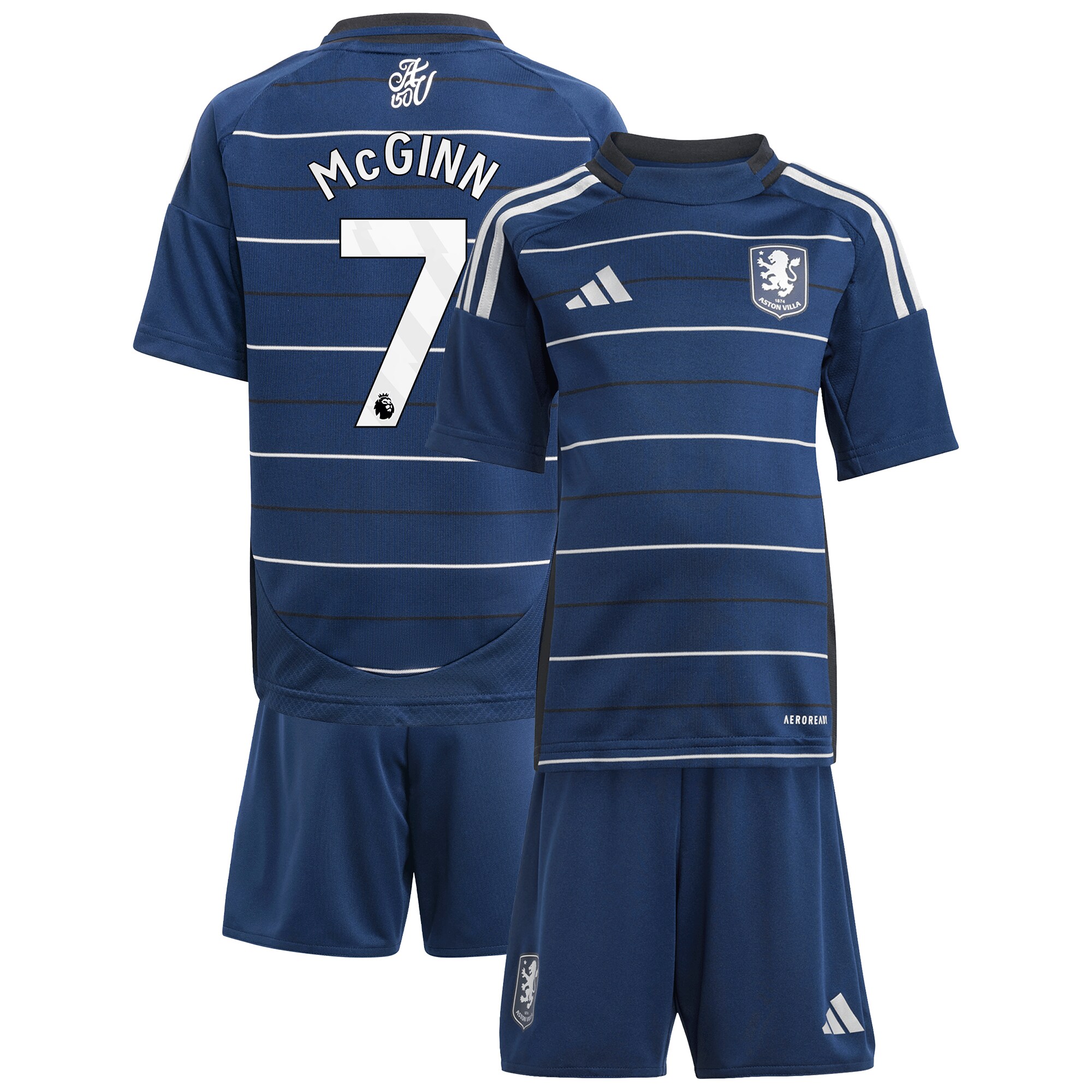 aston villa adidas third minikit 2024-25 with mcginn 7 printing Collection - Official Aston Villa Kits