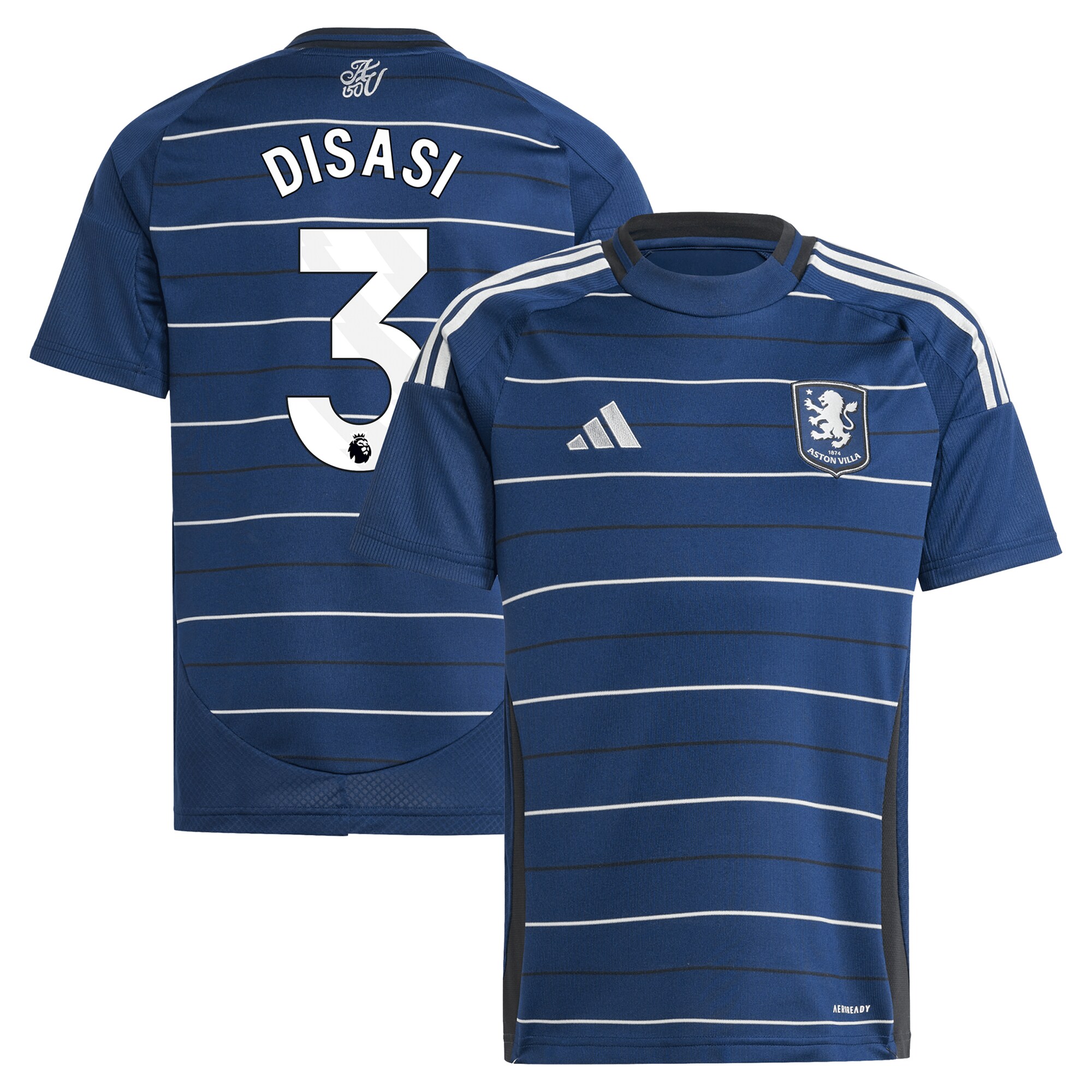 aston villa adidas third shirt 2024-25 – kids with disasi 3 printing Collection - Official Aston Villa Kits