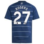 aston villa adidas third shirt 2024-25 – kids with rogers 27 printing Collection - Official Aston Villa Kits