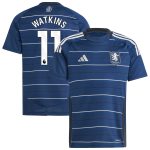 aston villa adidas third shirt 2024-25 – kids with watkins 11 printing Collection - Official Aston Villa Kits