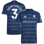 aston villa adidas third shirt 2024-25 with diego carlos 3 printing Collection - Official Aston Villa Kits