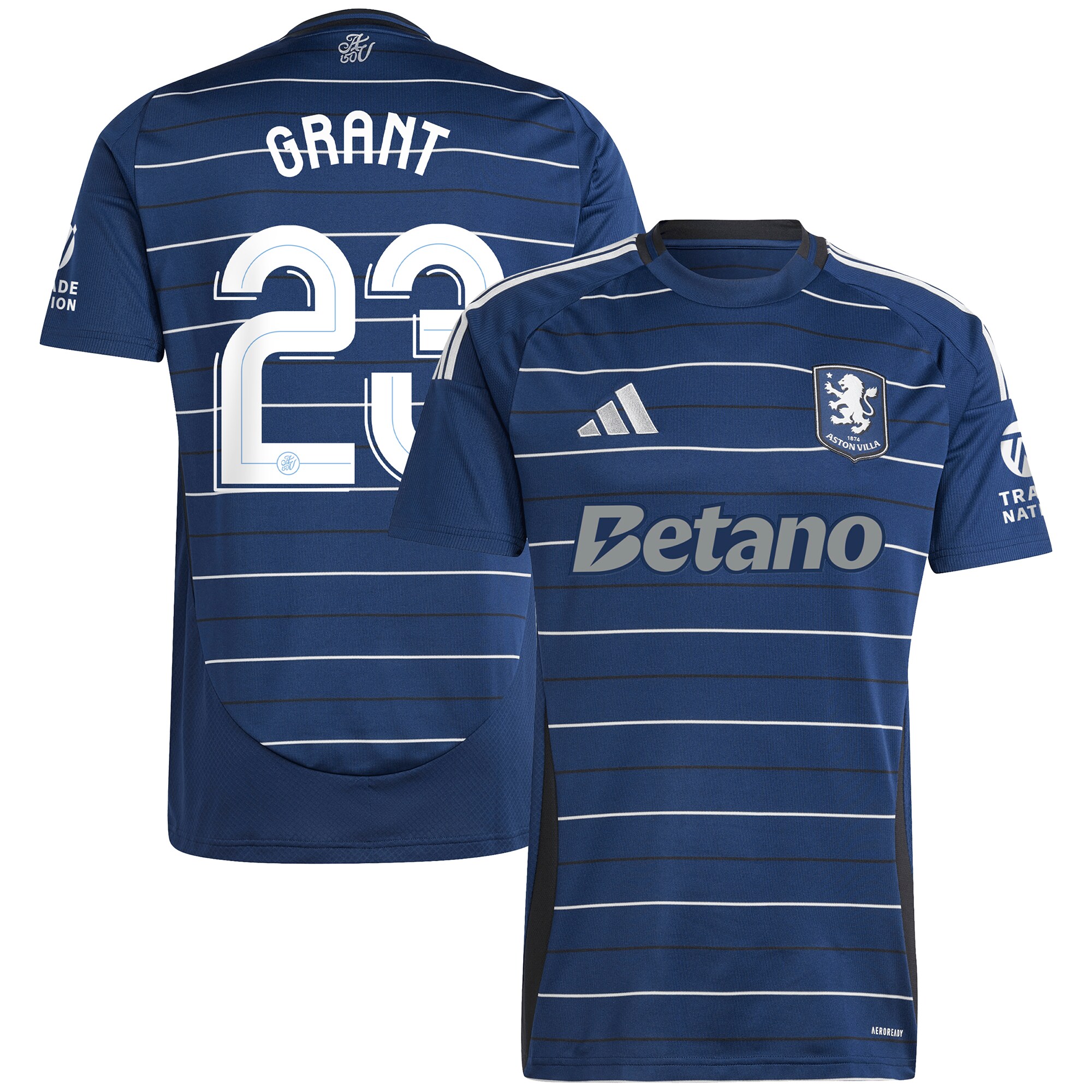 aston villa adidas third shirt 2024-25 with grant 23 cup printing Collection - Official Aston Villa Kits