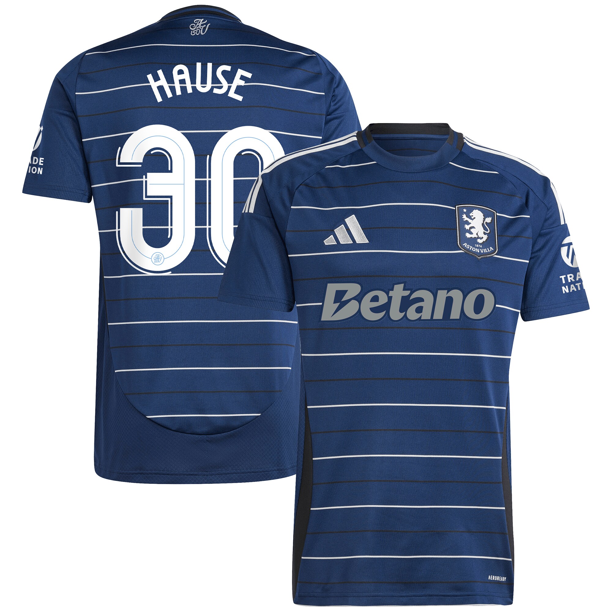 aston villa adidas third shirt 2024-25 with hause 30 cup printing Collection - Official Aston Villa Kits