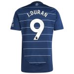 aston villa adidas third shirt 2024-25 with j.duran 9 printing Collection - Official Aston Villa Kits