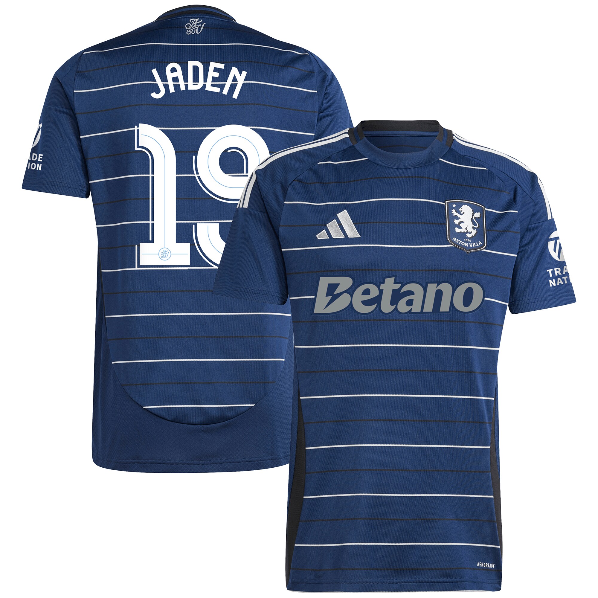 aston villa adidas third shirt 2024-25 with jaden 19 cup printing Collection - Official Aston Villa Kits