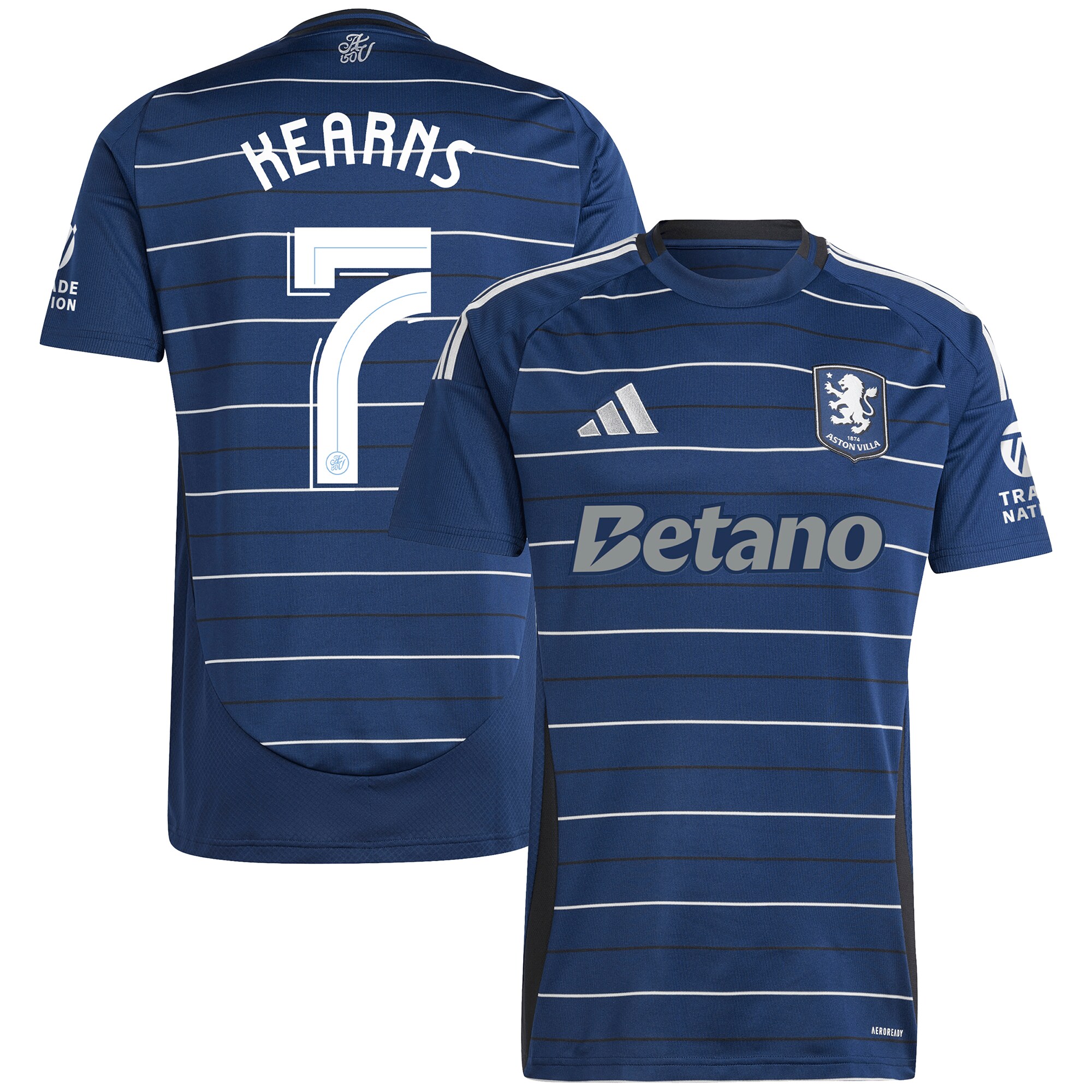 aston villa adidas third shirt 2024-25 with kearns 7 cup printing Collection - Official Aston Villa Kits