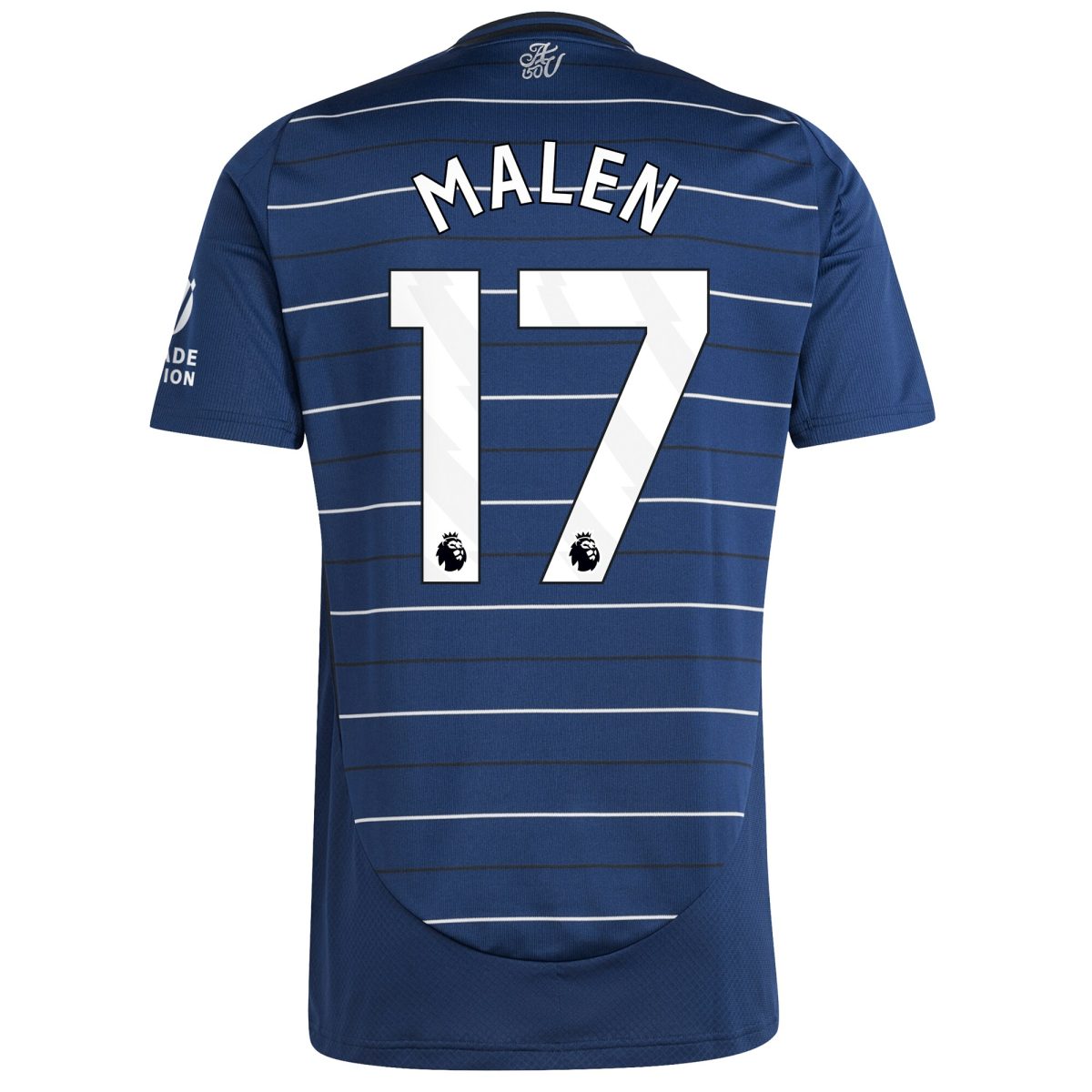 aston villa adidas third shirt 2024-25 with malen 17 printing Collection - Official Aston Villa Kits