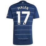 aston villa adidas third shirt 2024-25 with malen 17 printing Collection - Official Aston Villa Kits