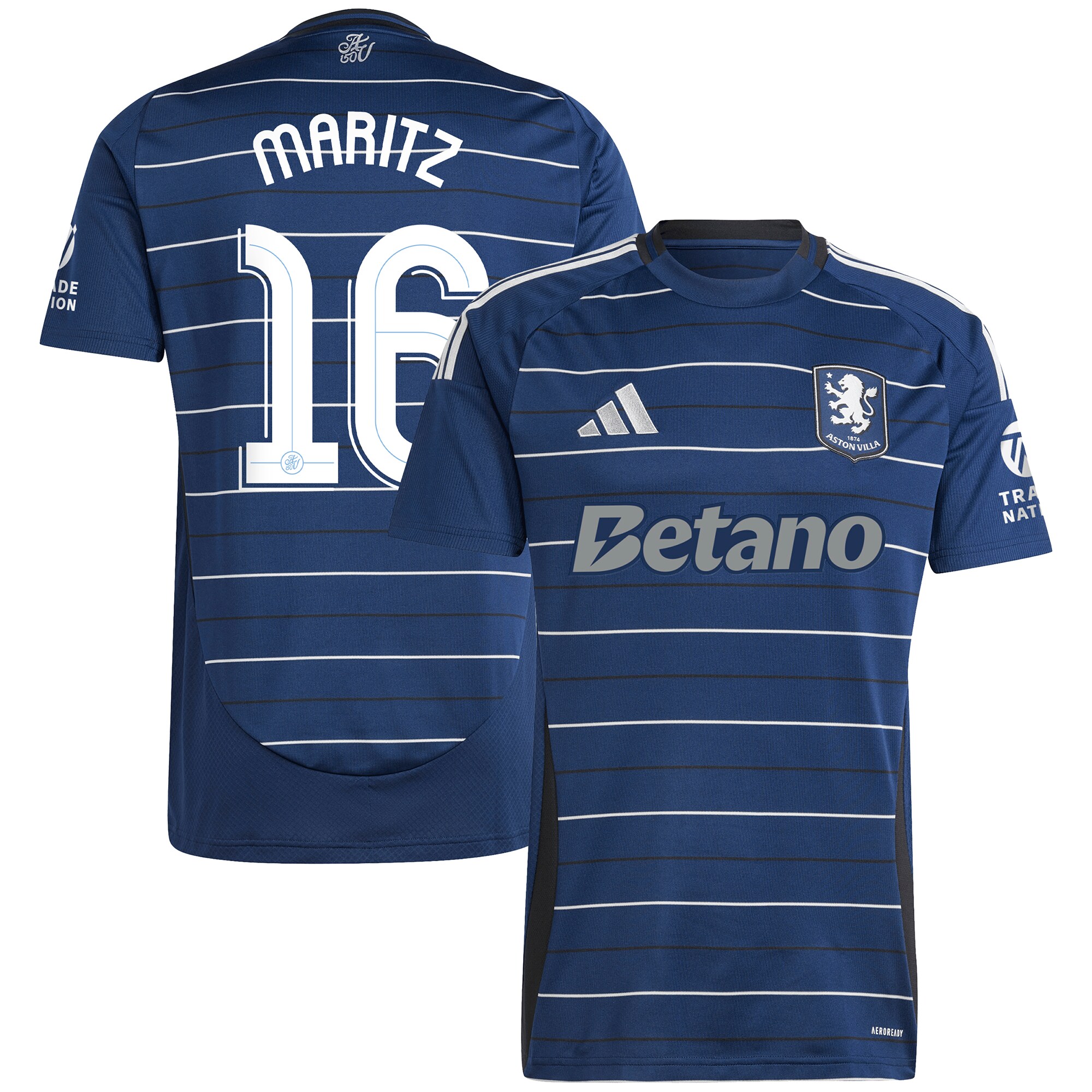 aston villa adidas third shirt 2024-25 with maritz 16 cup printing Collection - Official Aston Villa Kits