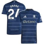 aston villa adidas third shirt 2024-25 with onana 24 printing Collection - Official Aston Villa Kits