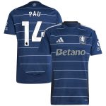 aston villa adidas third shirt 2024-25 with pau 14 printing Collection - Official Aston Villa Kits