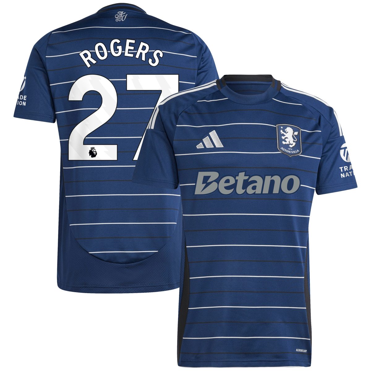 aston villa adidas third shirt 2024-25 with rogers 27 printing Collection - Official Aston Villa Kits