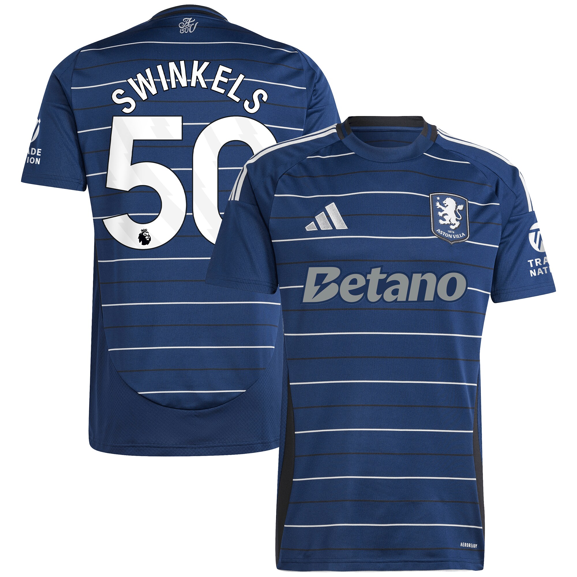 aston villa adidas third shirt 2024-25 with swinkels 50 printing Collection - Official Aston Villa Kits