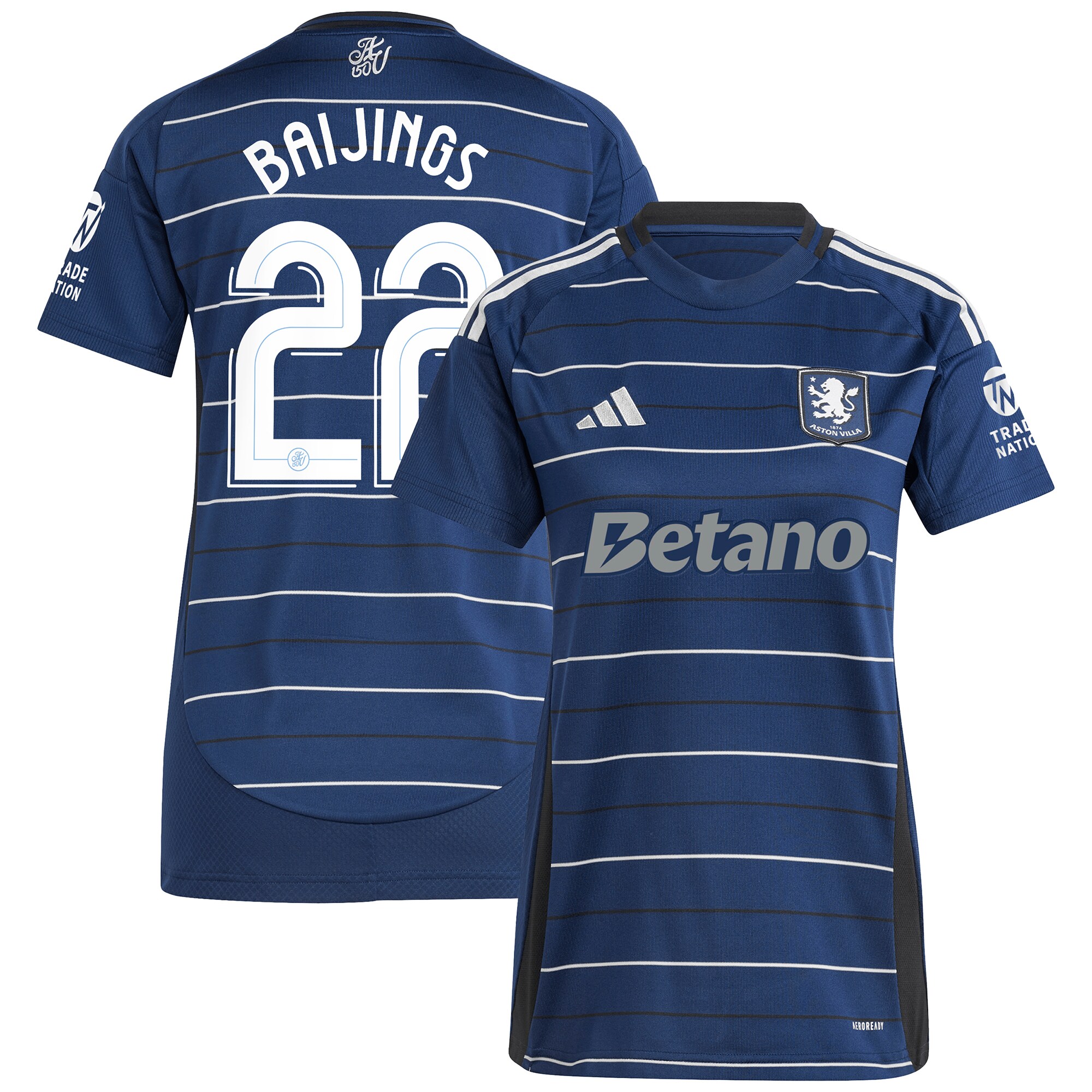 aston villa adidas third shirt 2024-25 – womens with baijings 22 cup printing Collection - Official Aston Villa Kits