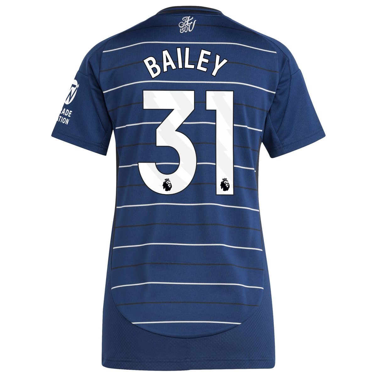 aston villa adidas third shirt 2024-25 – womens with bailey 31 printing Collection - Official Aston Villa Kits