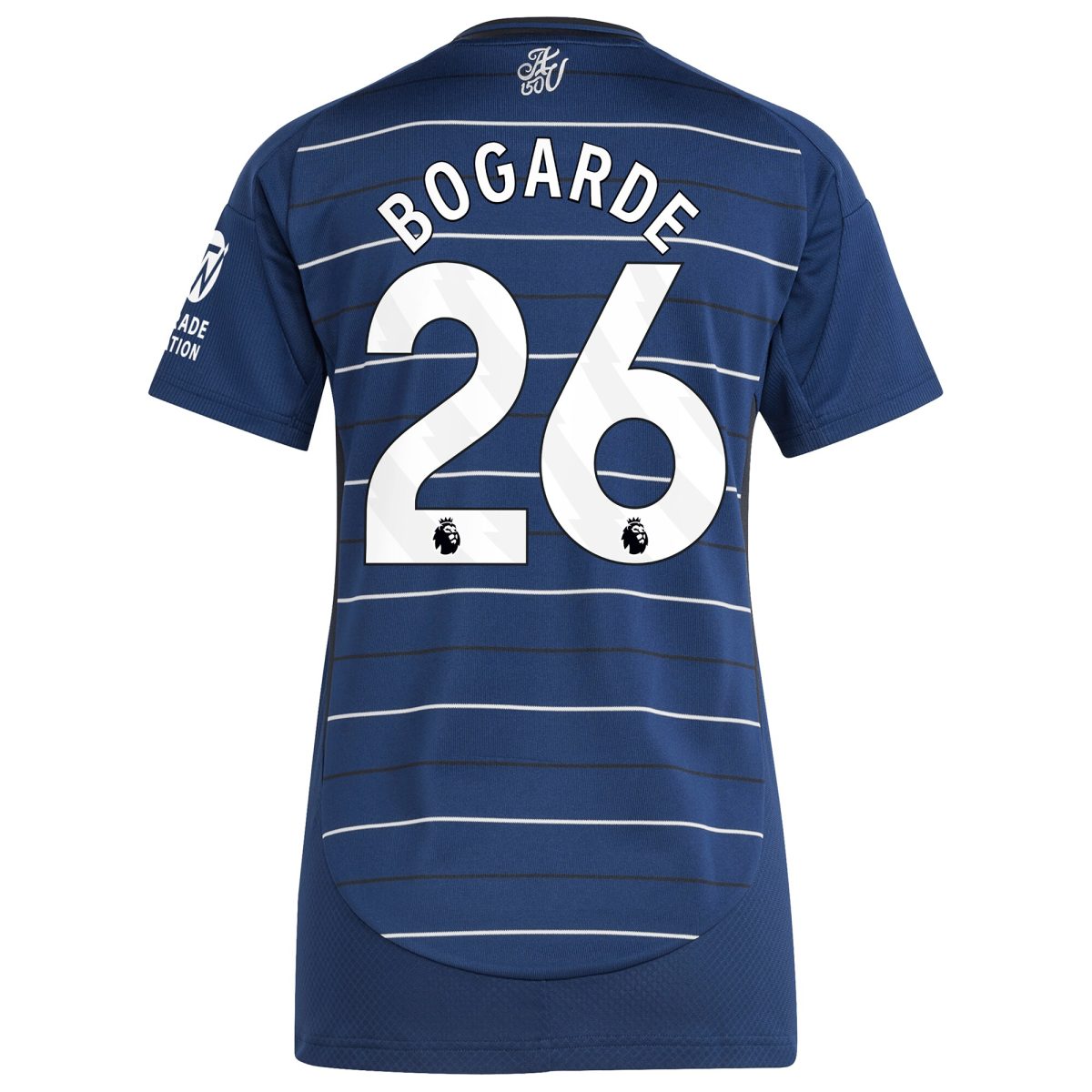 aston villa adidas third shirt 2024-25 – womens with bogarde 26 printing Collection - Official Aston Villa Kits
