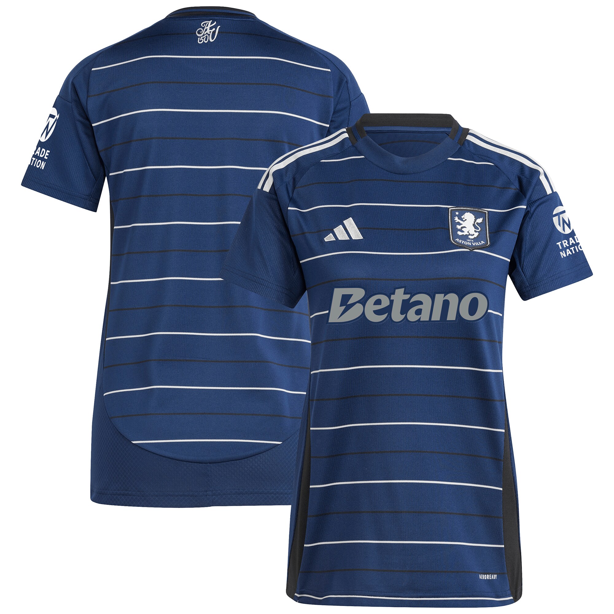 aston villa adidas third shirt 2024-25 – womens with custom printing Collection - Official Aston Villa Kits