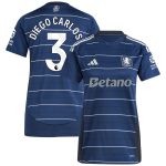 aston villa adidas third shirt 2024-25 – womens with diego carlos 3 printing Collection - Official Aston Villa Kits