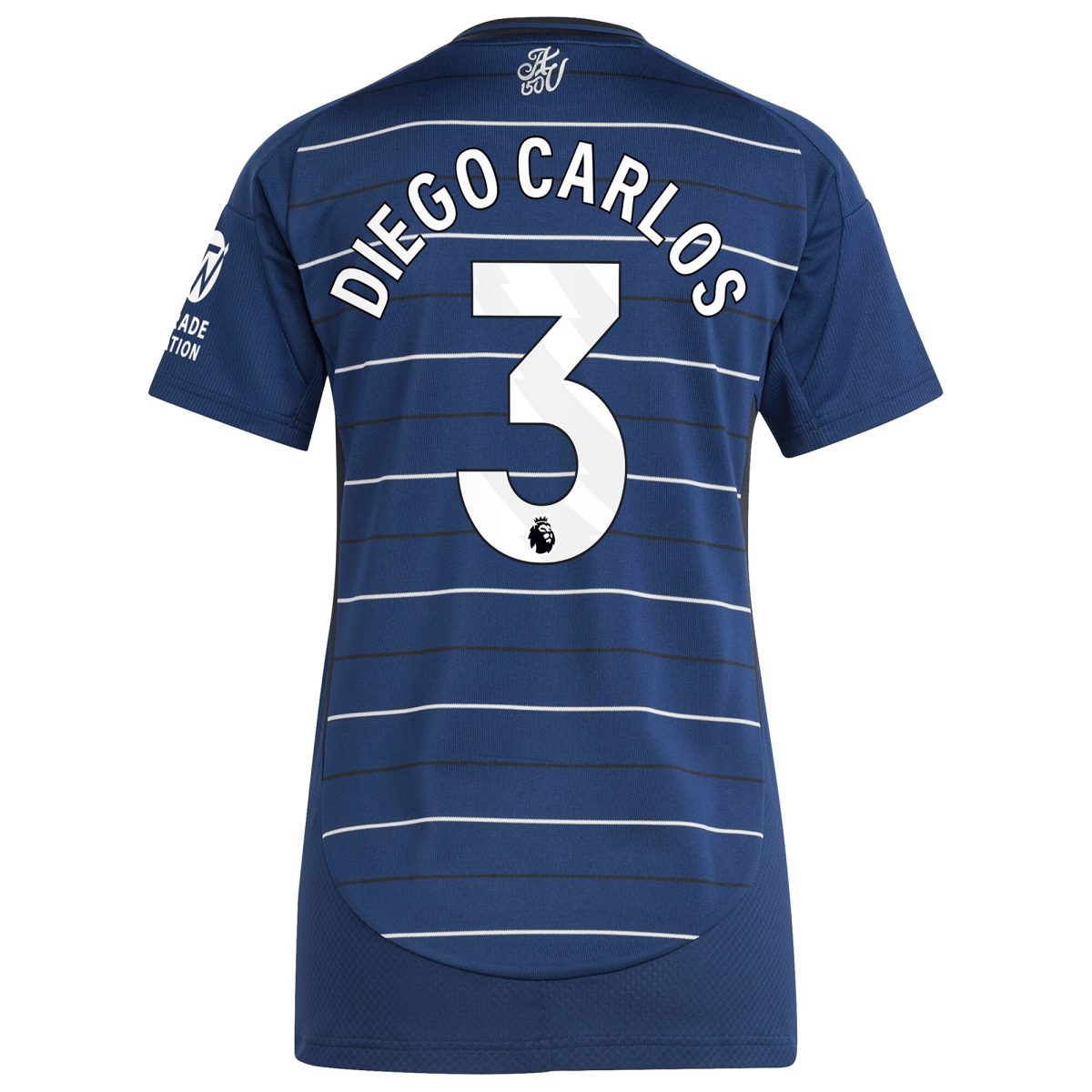 aston villa adidas third shirt 2024-25 – womens with diego carlos 3 printing Collection - Official Aston Villa Kits