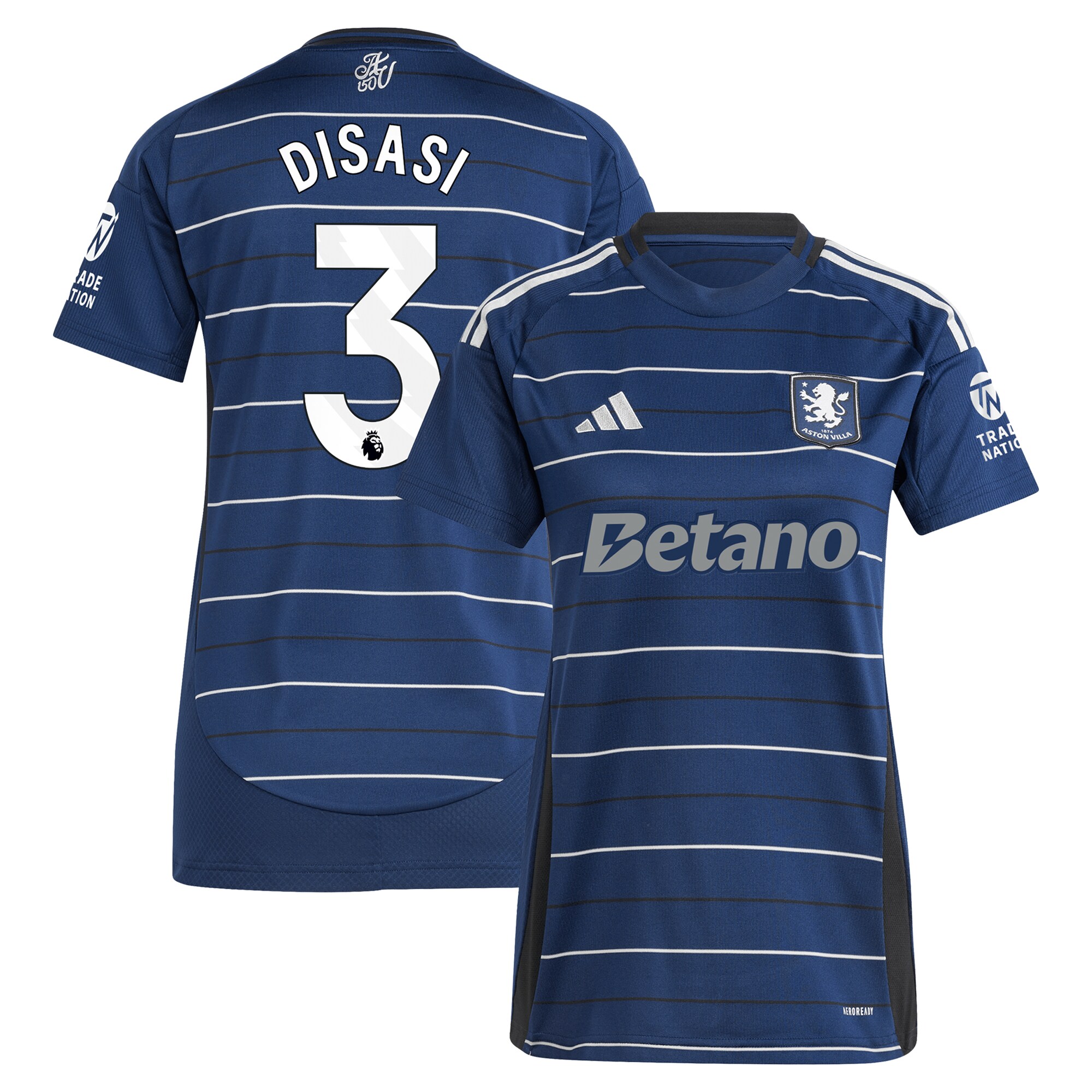 aston villa adidas third shirt 2024-25 – womens with disasi 3 printing Collection - Official Aston Villa Kits